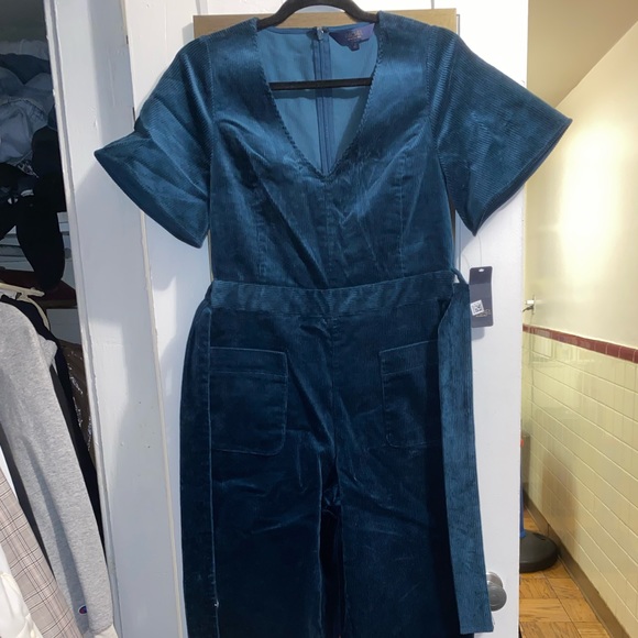 Rachel Roy Ribber Velvet Jumpsuit - Picture 3 of 4